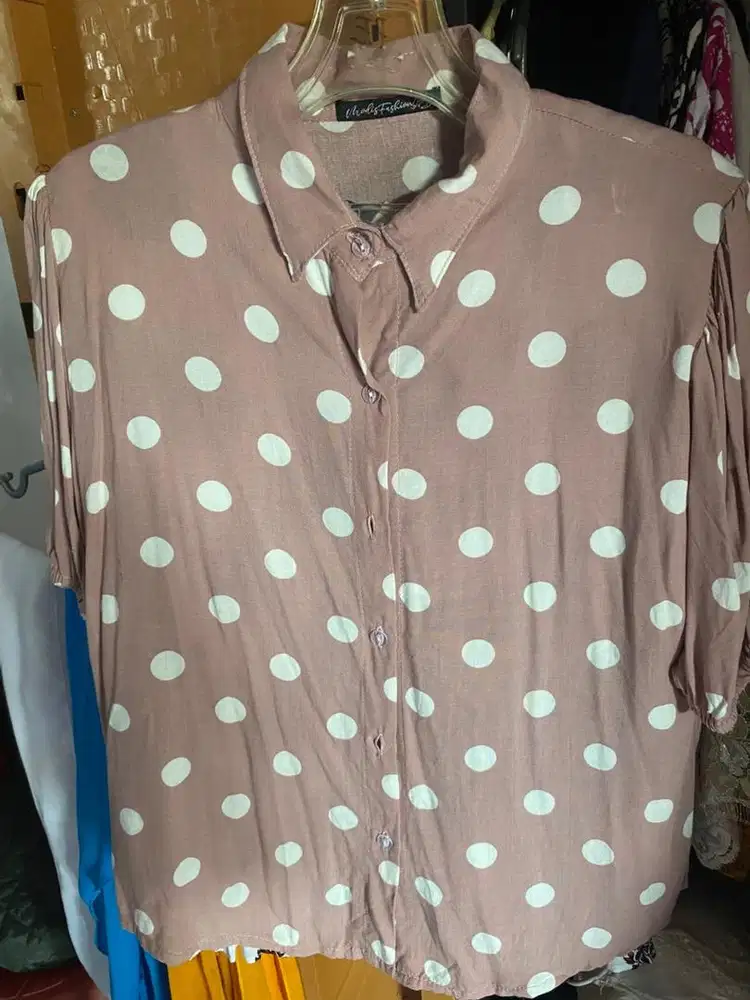 Baju atasan by modis fashion warna pink all size fit to m