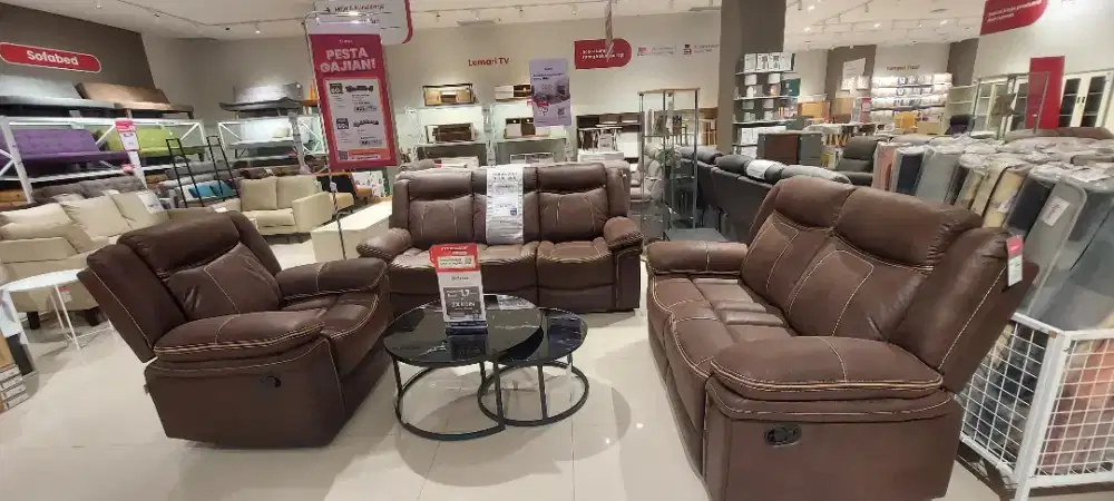 SET SOFA RECLINER