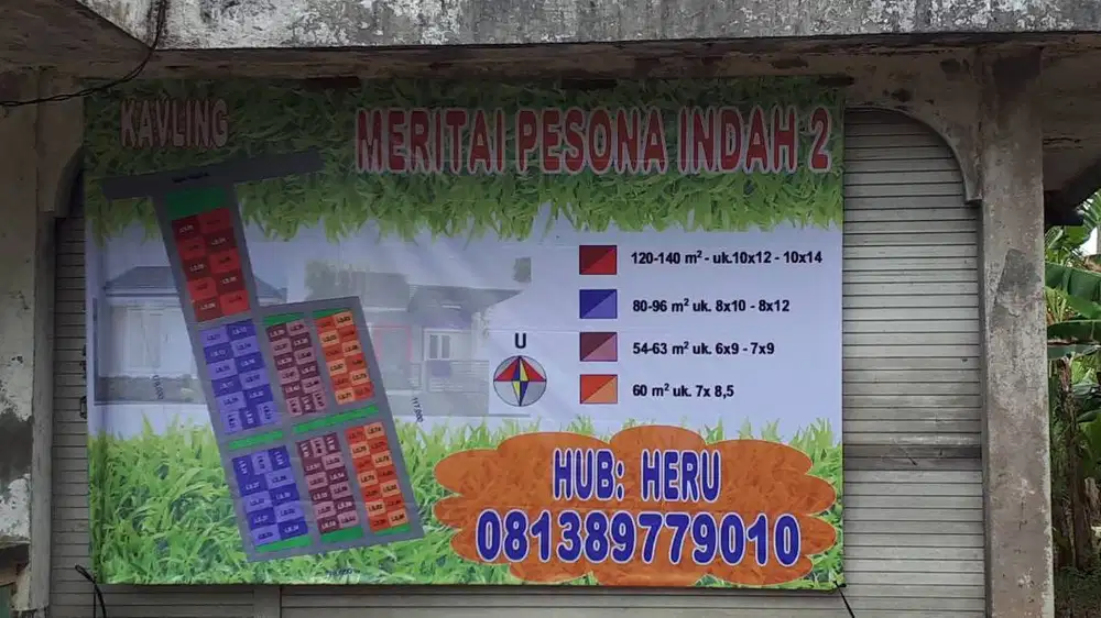 Tanah Dijual Meritai Jakabaring Plaju