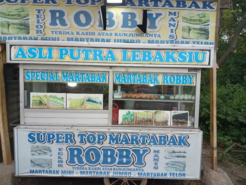 Gerobak martabak manis & telur 1 seat