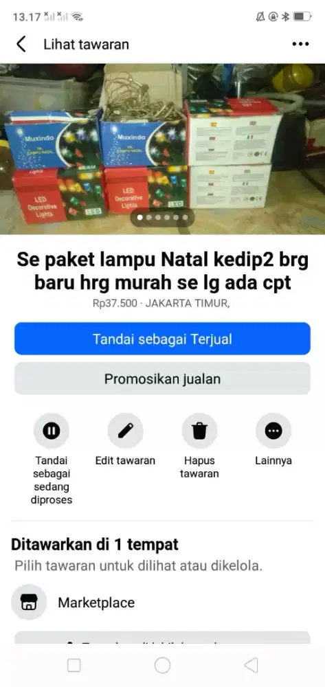 Se paket lampu kedip utk Natal dll brg baru hrg murah cpt dpt yah