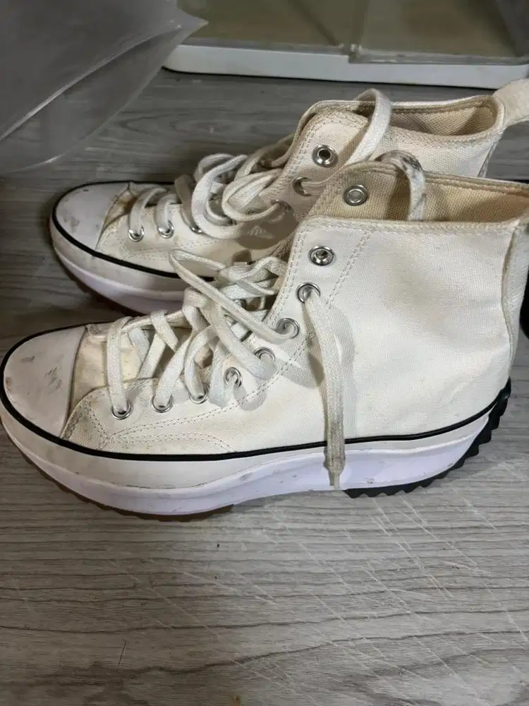 converse run star lugged white ori