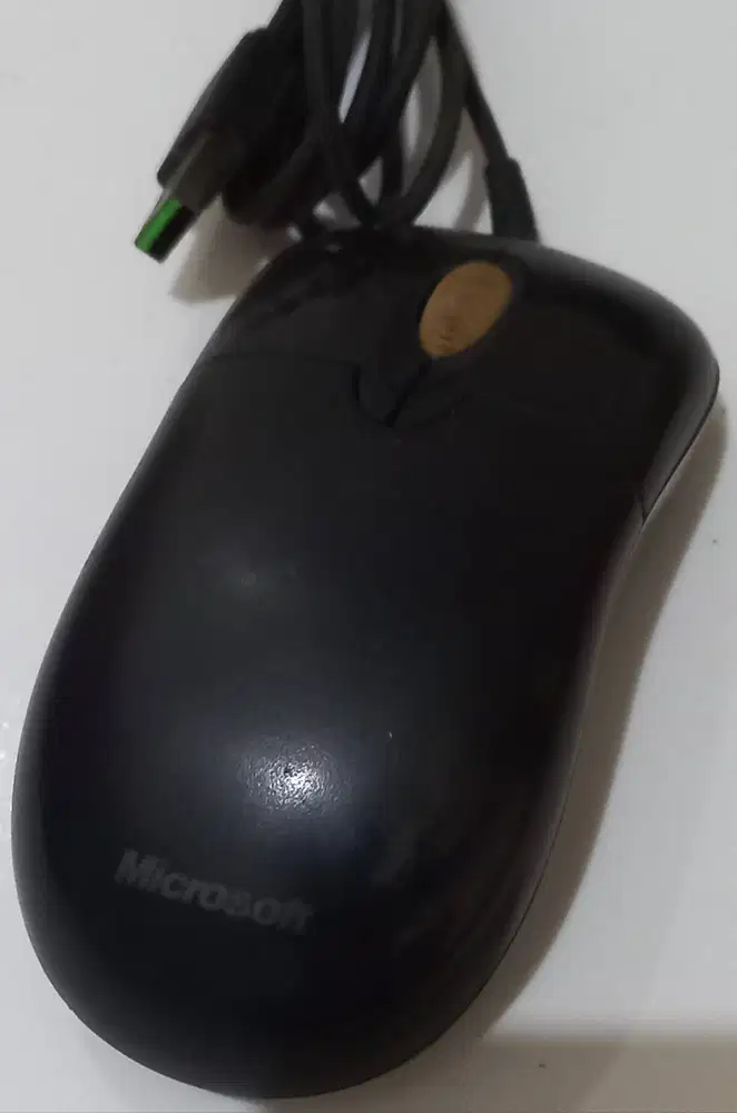 Mouse Optical PC Komputer Microsoft Basic Original