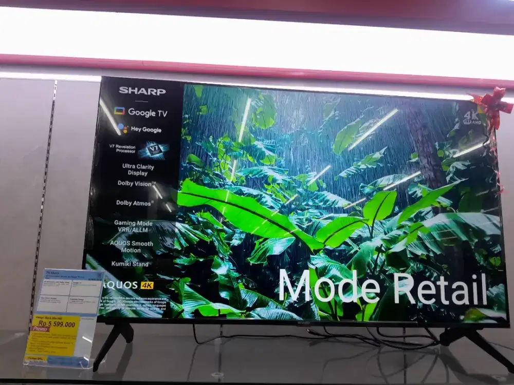 TV Sharp 50inch 4K Google | Dapatkan Promo Electro Fair