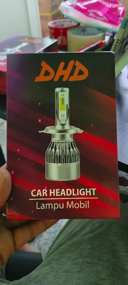 Lampu mobil led h4 white DVD utama