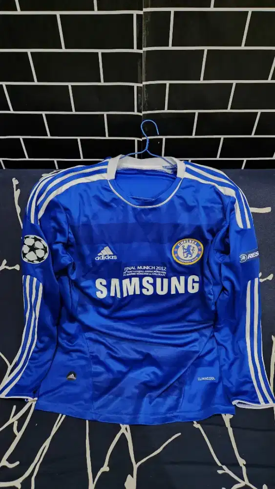 Jersey Bola CHELSEA 2012 patch champion league