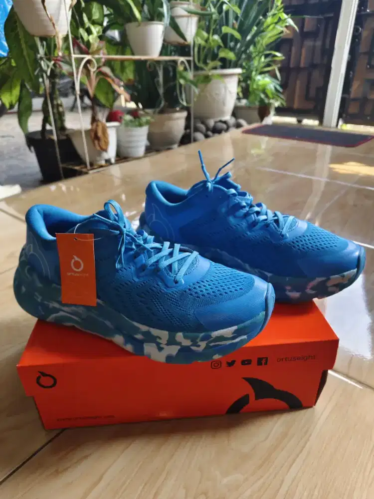 Jual Sepatu Running Ortus Eight Hyperblast Encore Cyan Camo