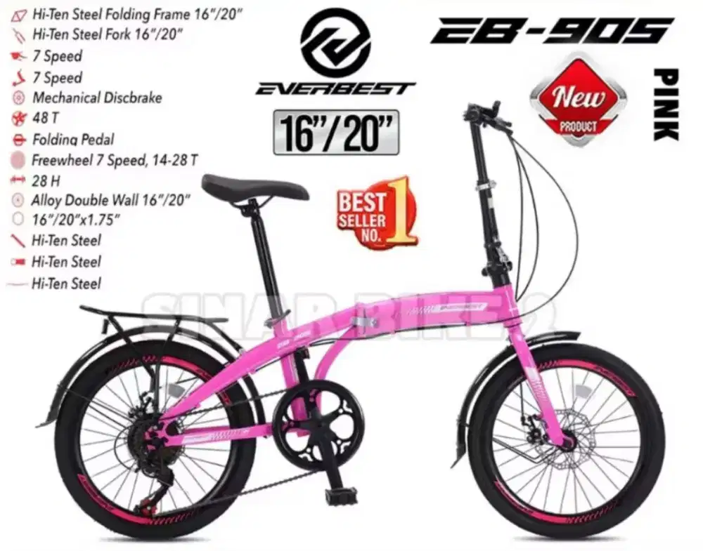 SEPEDA LIPAT EVERBEST EB-905 (BY PACIFIC)