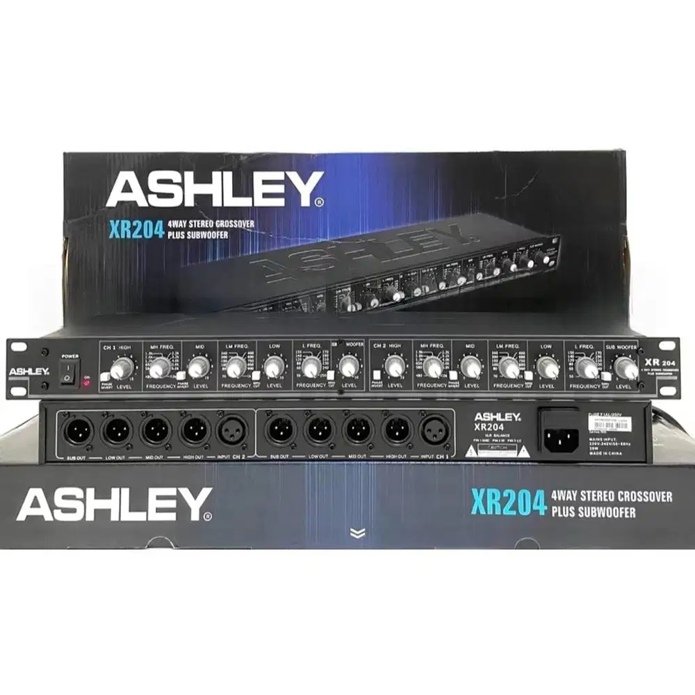 ORIGINAL Crossover Ashley New XR204 XR 204 Subwoofer 4 Way MAKRO