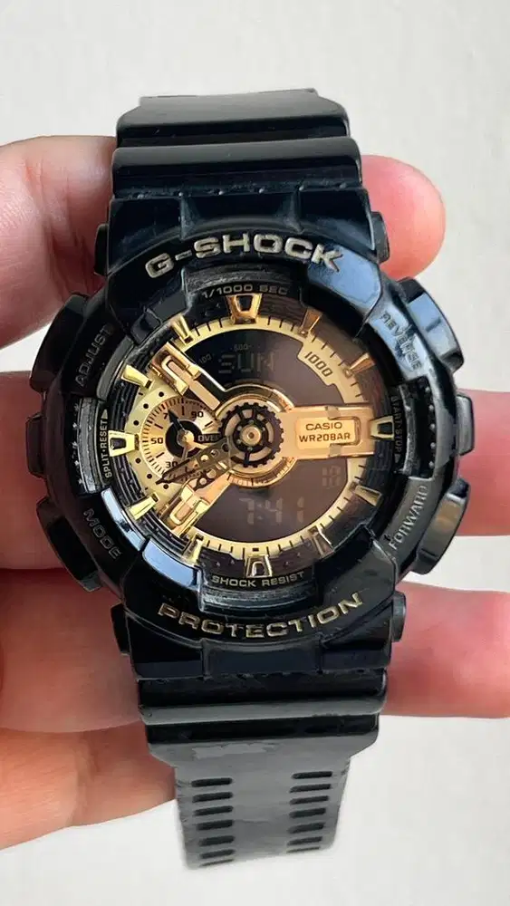 Jam GShock GA-110GB (Anti Air)
