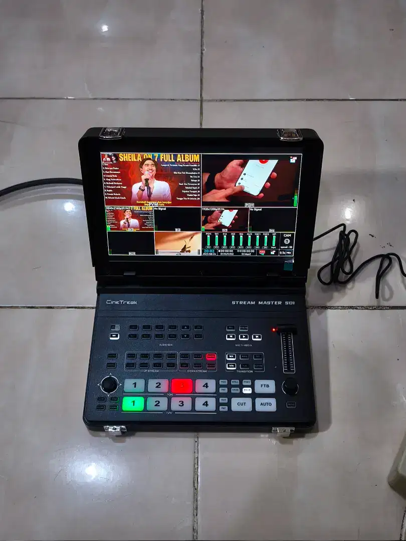 Cinetreak Stream Master Video Switcher 4x Hdmi / 4x SDI Istimewa