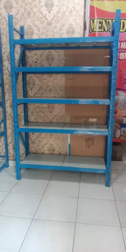 Rak Jualan / Rak Stock Bahan Plat Besi (Kapasitas 100Kg)