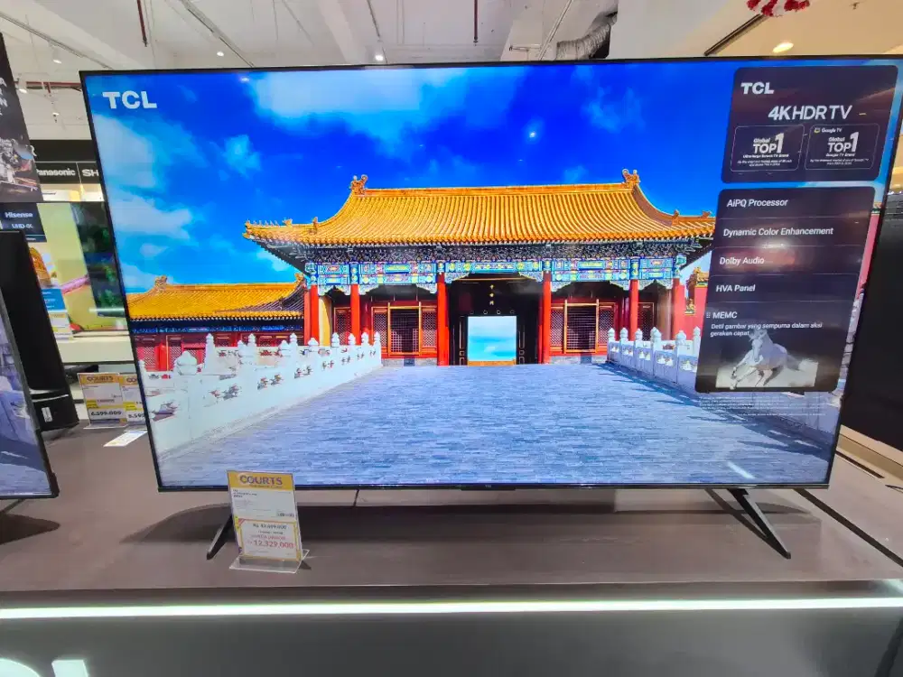 Cicilan TV TCL Promo bunga 0% bebas 1x Cicilan