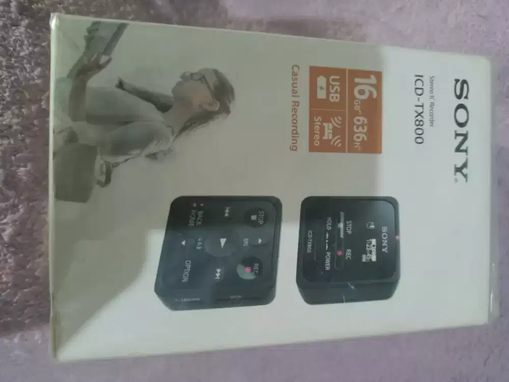 Prof. Premium Elite Digital Stereo Voice IC Recorder SONY ICD-TX800