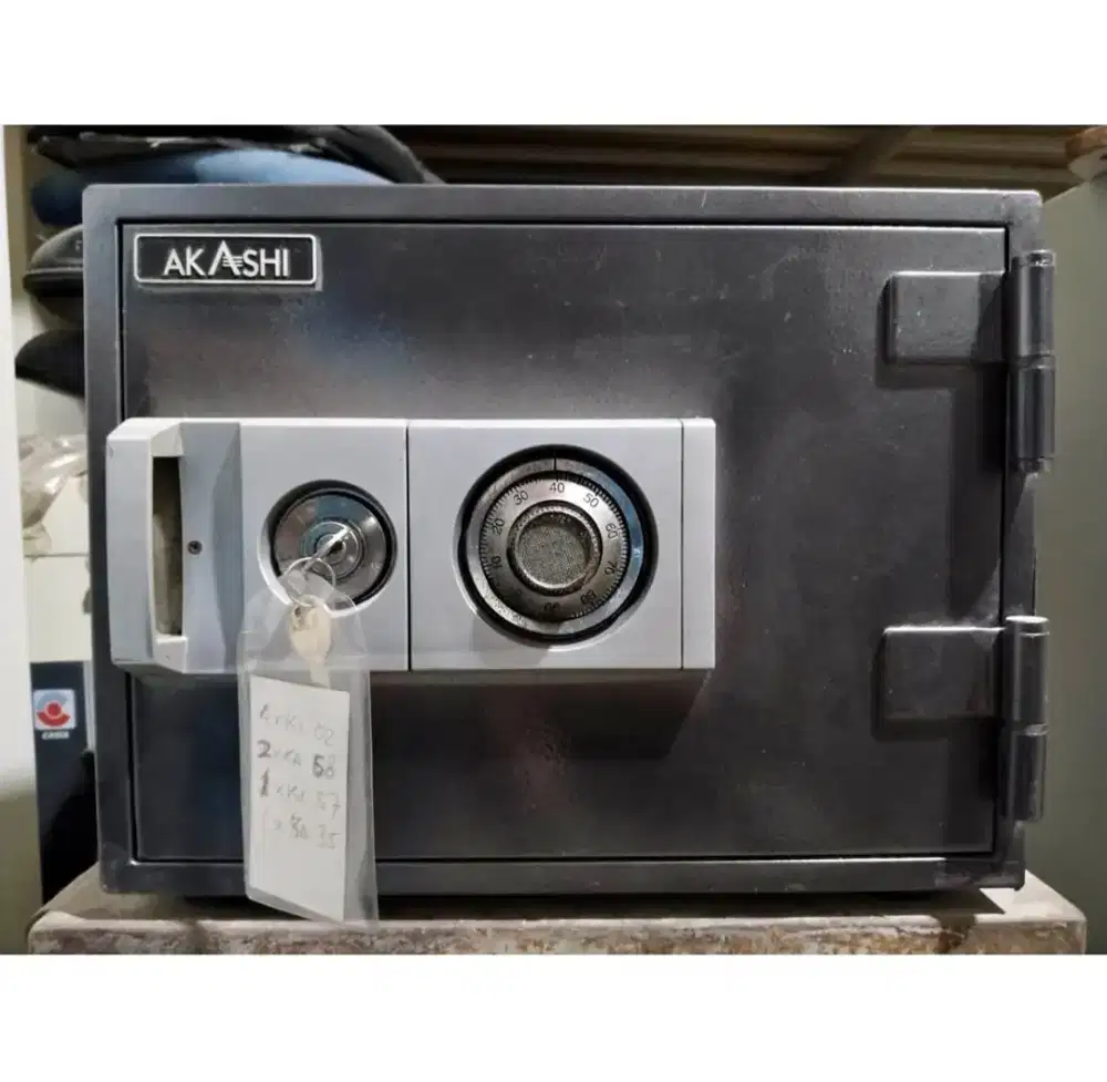 Brankas Akashi A1 Tidur Brangkas Bekas Tahan Api Safety Box