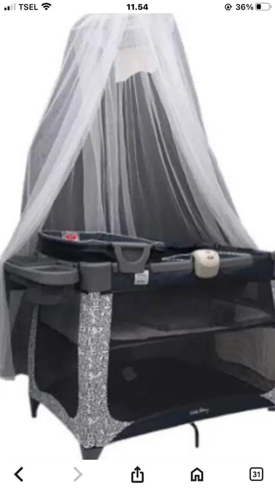 Tempat tidur bayi lengkap