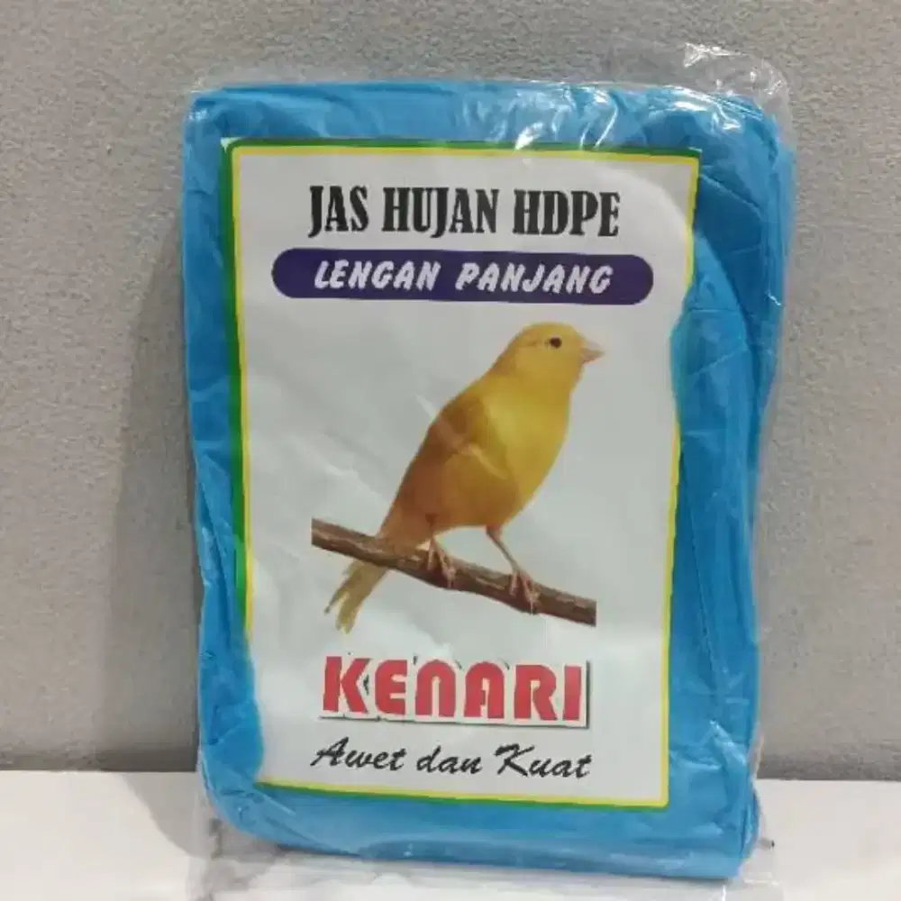 Jas Hujan Plastik Poncho Merek Kenari