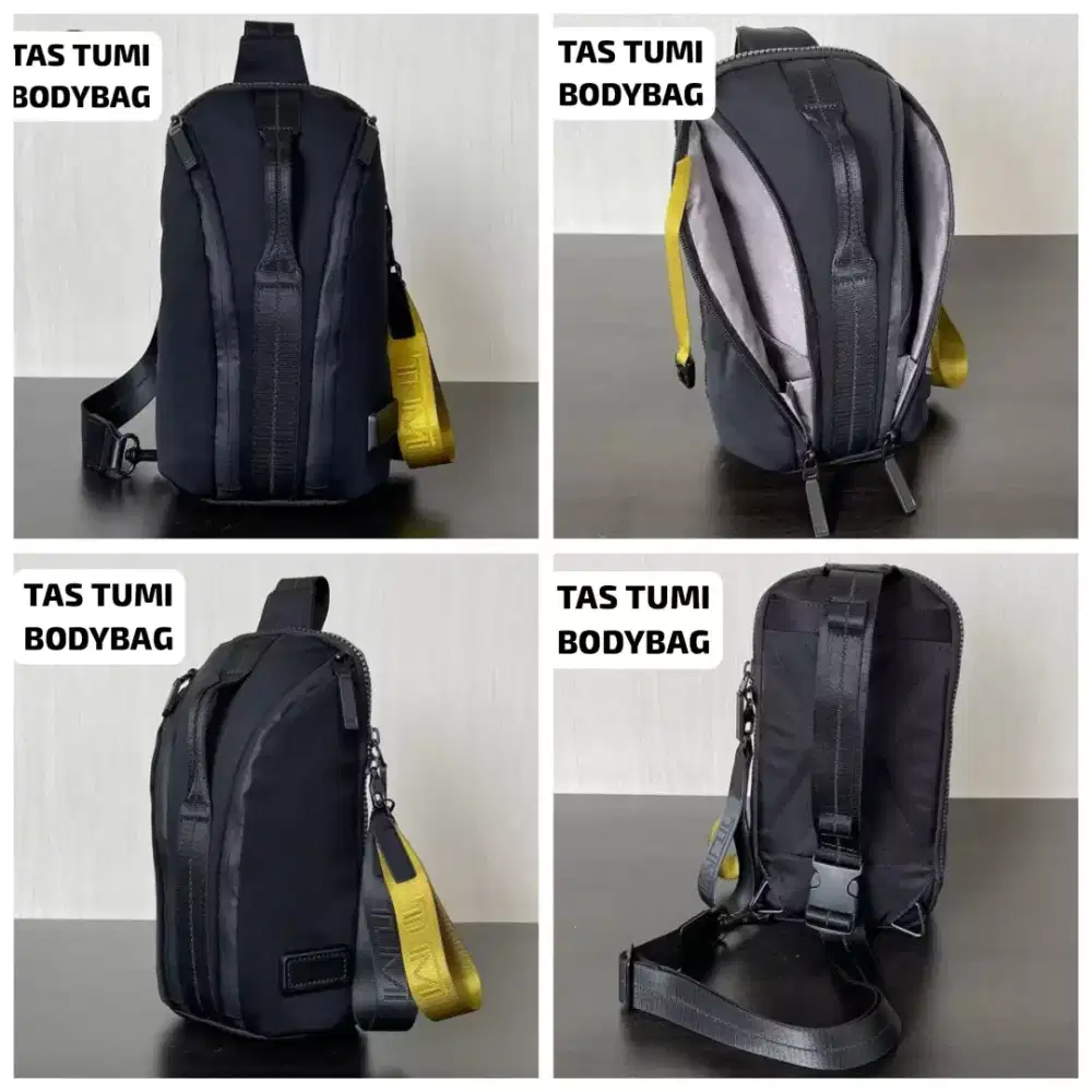 Tas Tumi Bodybag Selempang Pria Tahoe Crosse Slingbag Black