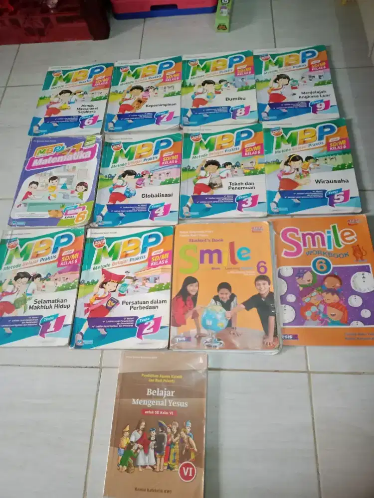 Buku Sekolah Kelas VI sepaket