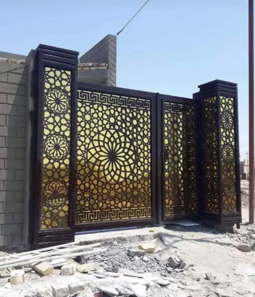 Bengkel las Lampung tralis kanopi pintu pagar gerbang tangga