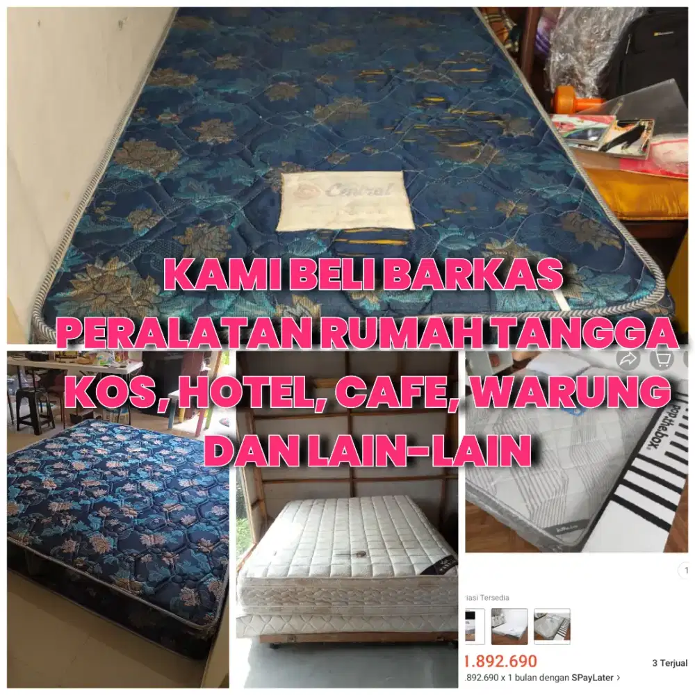 Kami Bayar lagi Barkas Springbed, bisa, sofa dan lain-lain