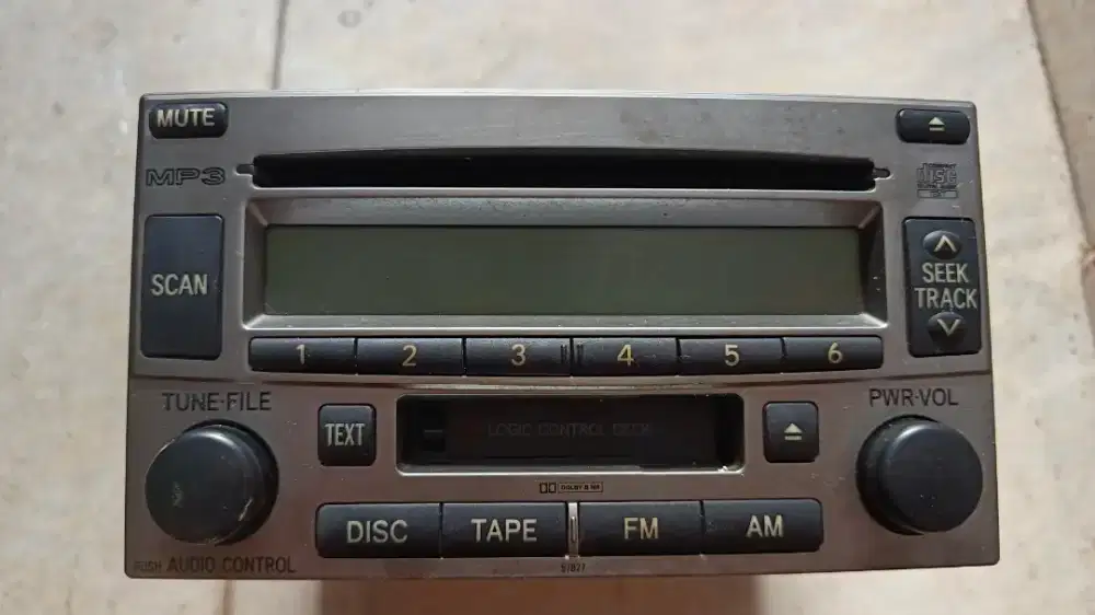 head unit tape copotan terios 2007 original