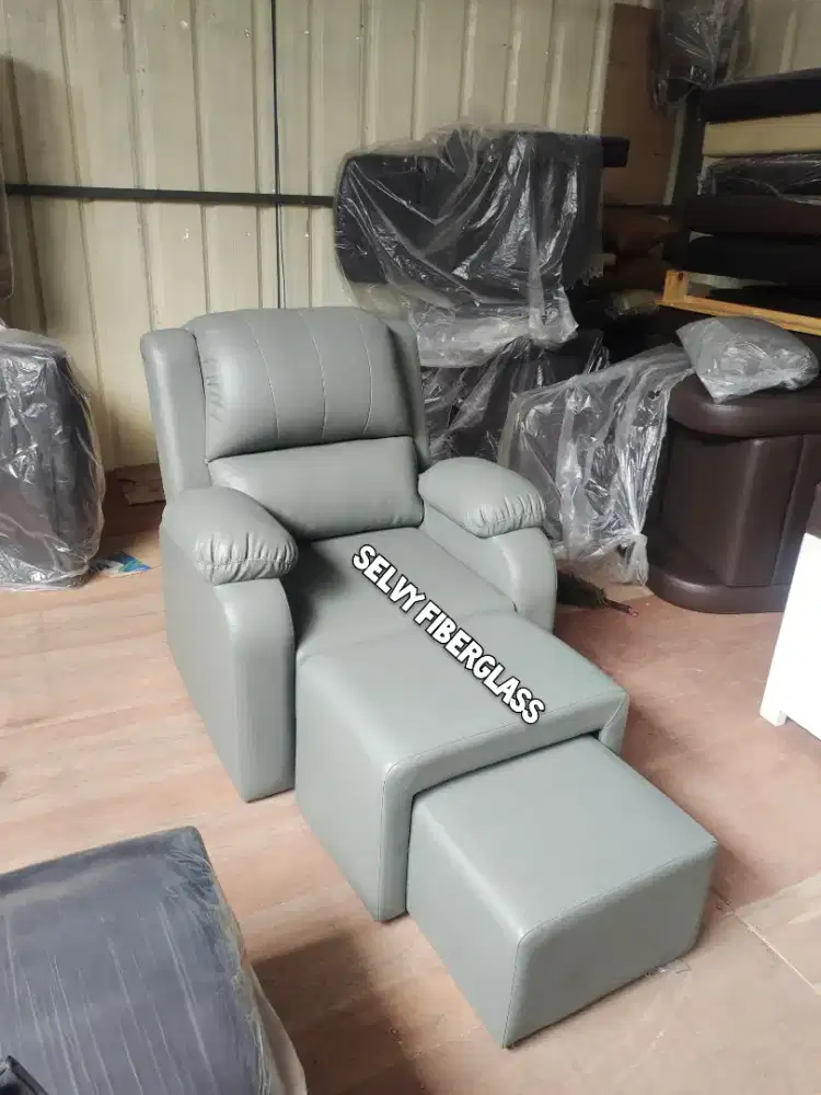 Kursi refleksi manual, sofa trapis siap kirim