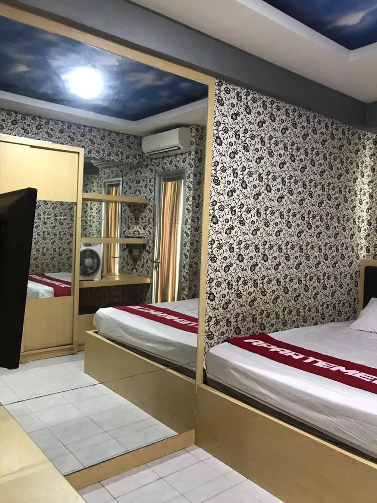 APARTEMEN PURIMAS STUDIO DISEWAKAN MURAH BULANAN HADAP TIMUR