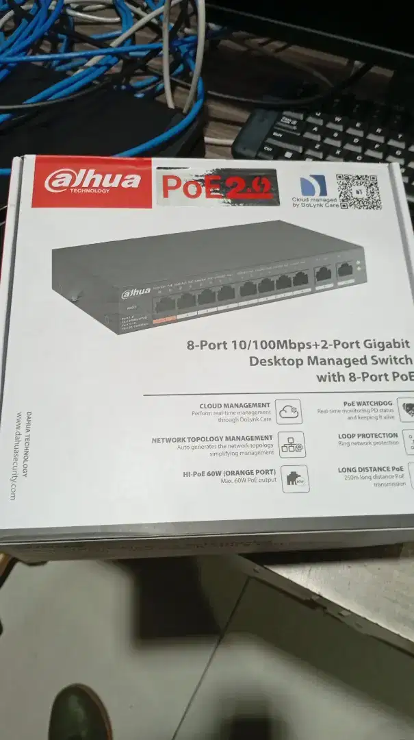 Managed Switch Hub PoE - Dahua