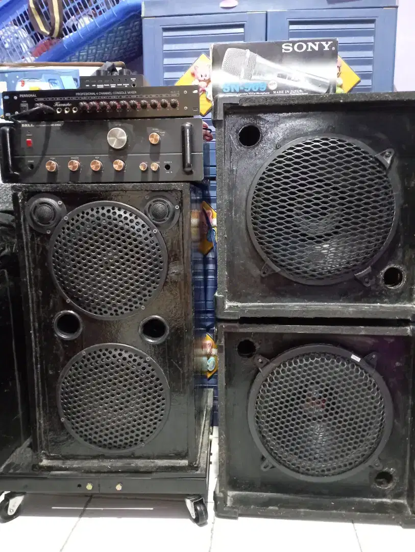Amplifier set sound sistem