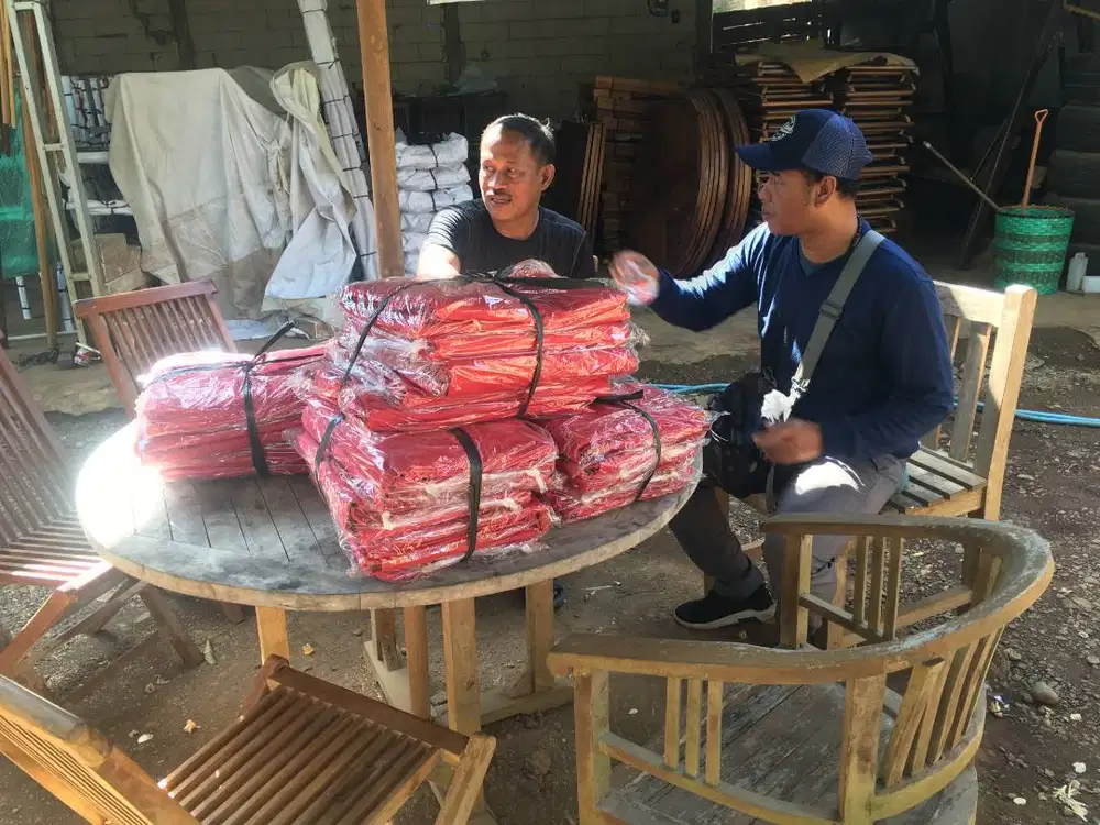 2026J KAIN PAYUNG UNTUK SET MEJA PAYUNG TAMAN KAYU JATI JAKARTA