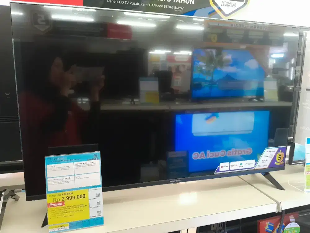 TV Polytron 43 Google TV | Segampang Dapetin Promo Electro Fair