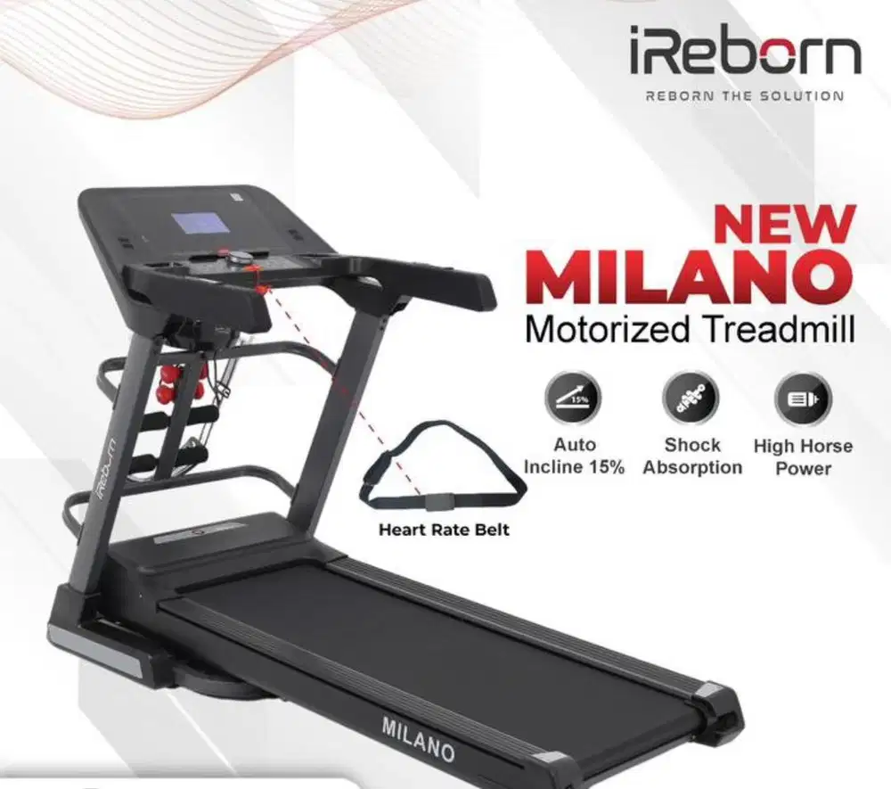 Dijual Cepat Treadmill IReborn Milano (NeGo)
