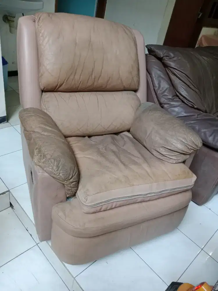 Sofa single kulit
