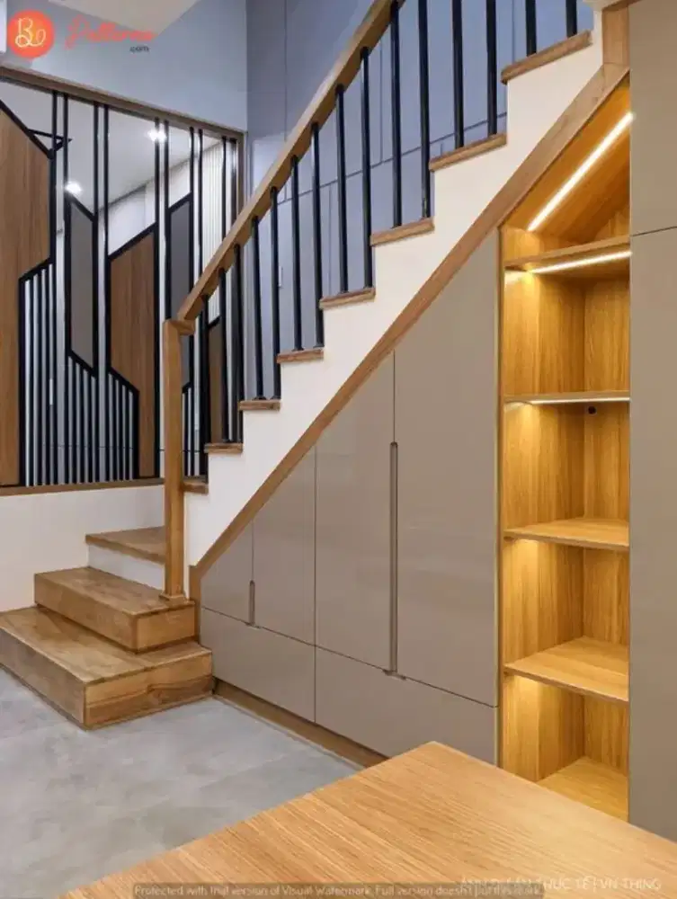 STORAGE BAWAH TANGGA CUSTOM TERMURAH LAMPUNG