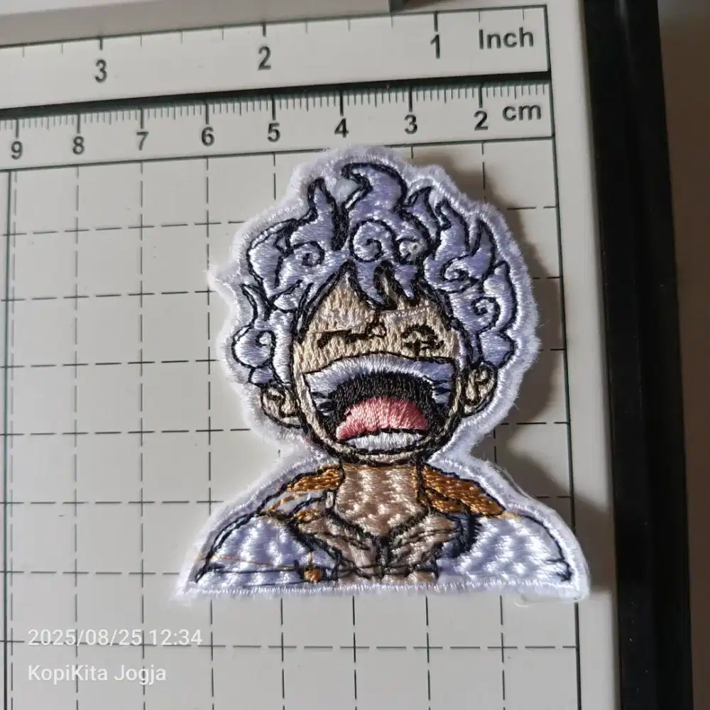 emblem patch bordir luffy one piece