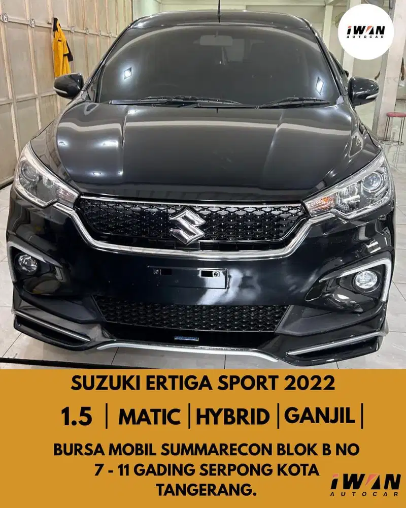 SUZUKI ERTIGA SPORT 1.5 HYBRID 2022 MATIC
