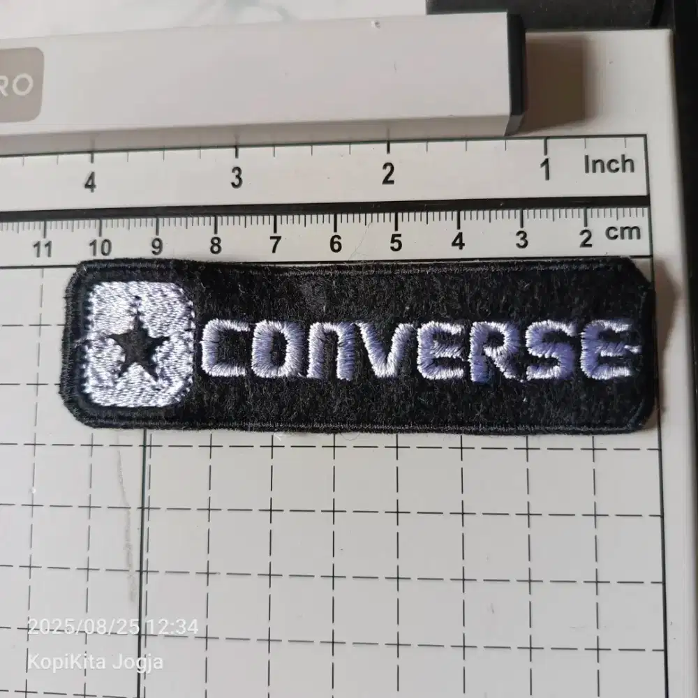 emblem patch bordir converse panjang
