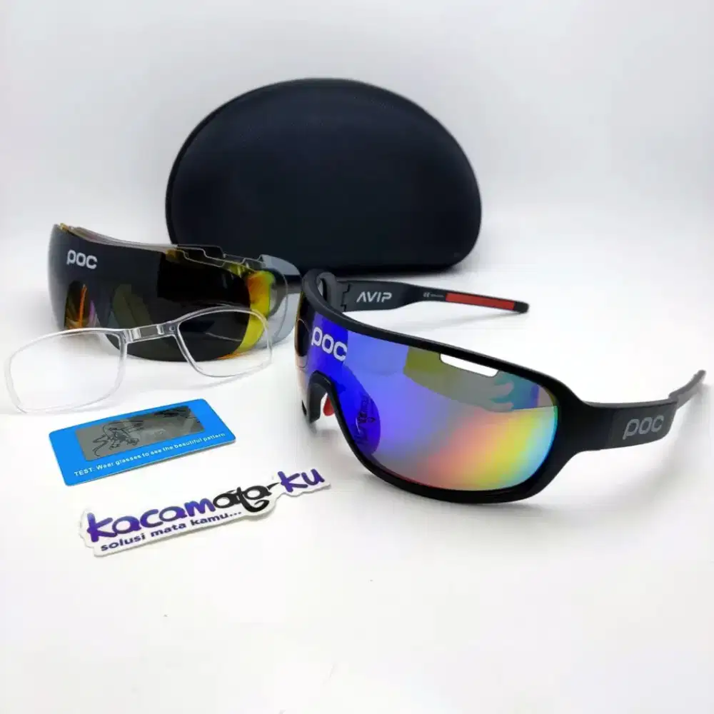 Kacamata Gowes POC 5 Lensa.