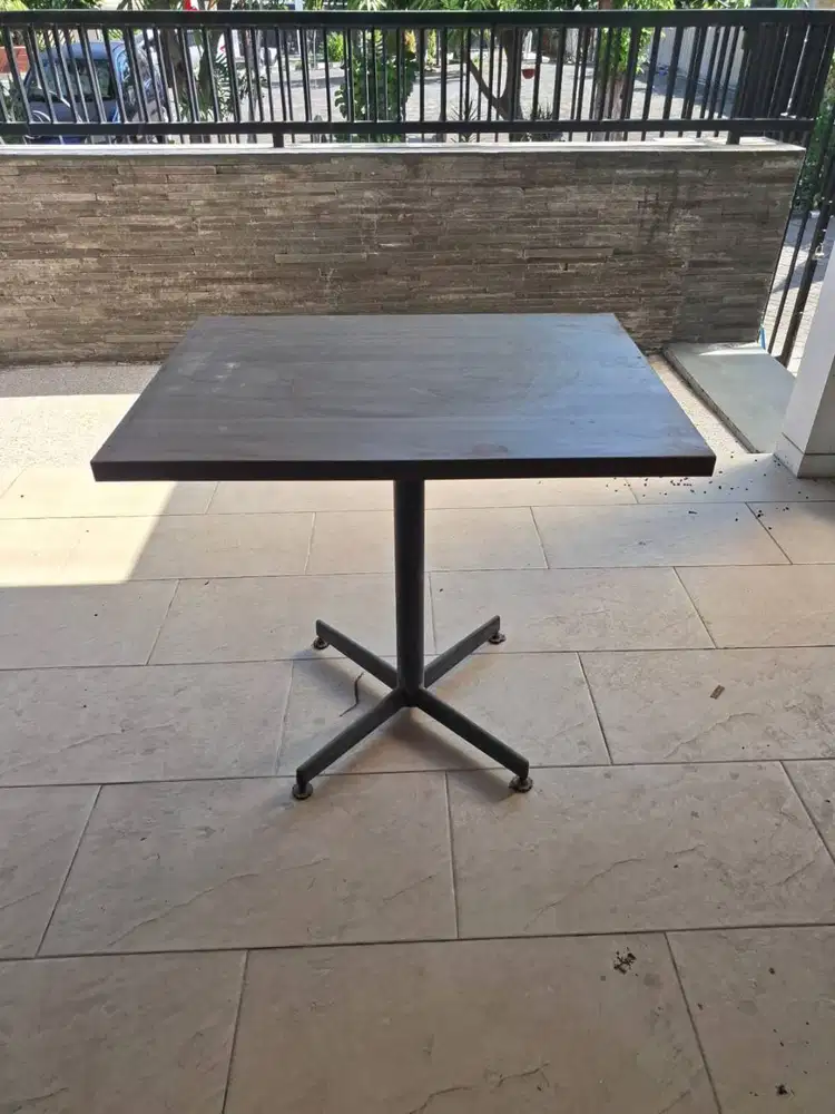 MEJA KAYU RESTORAN (kokoh, kuat, murah)