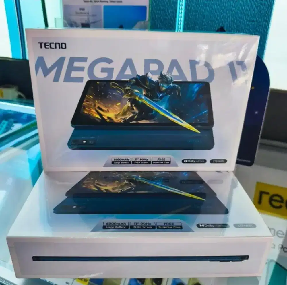 TECNO MEGAPAD 11 SIM 8/128-8/256 BARU ORIGINAL GARANSI RESMI 1 THN