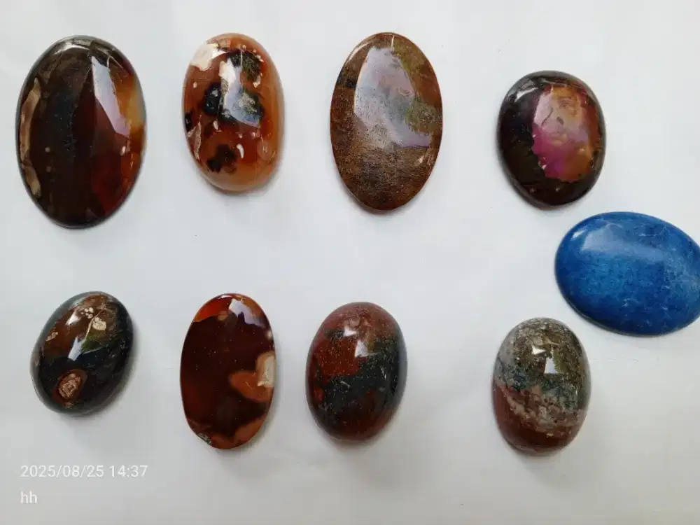 Batu akik model berbagai macamantik batu asli