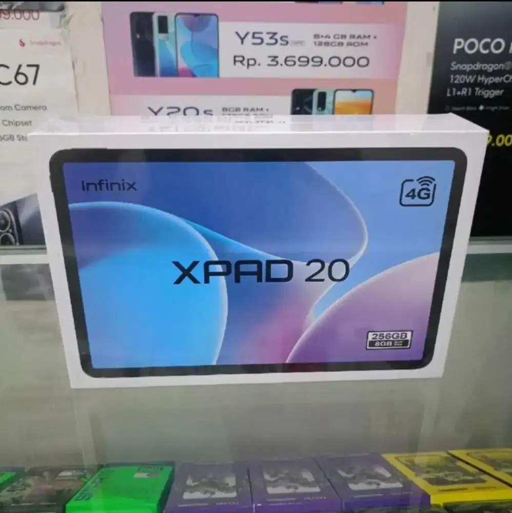 INFINIX XPAD 20 LTE SIM 8/256 BARU ORIGINAL GARANSI RESMI 1 THN