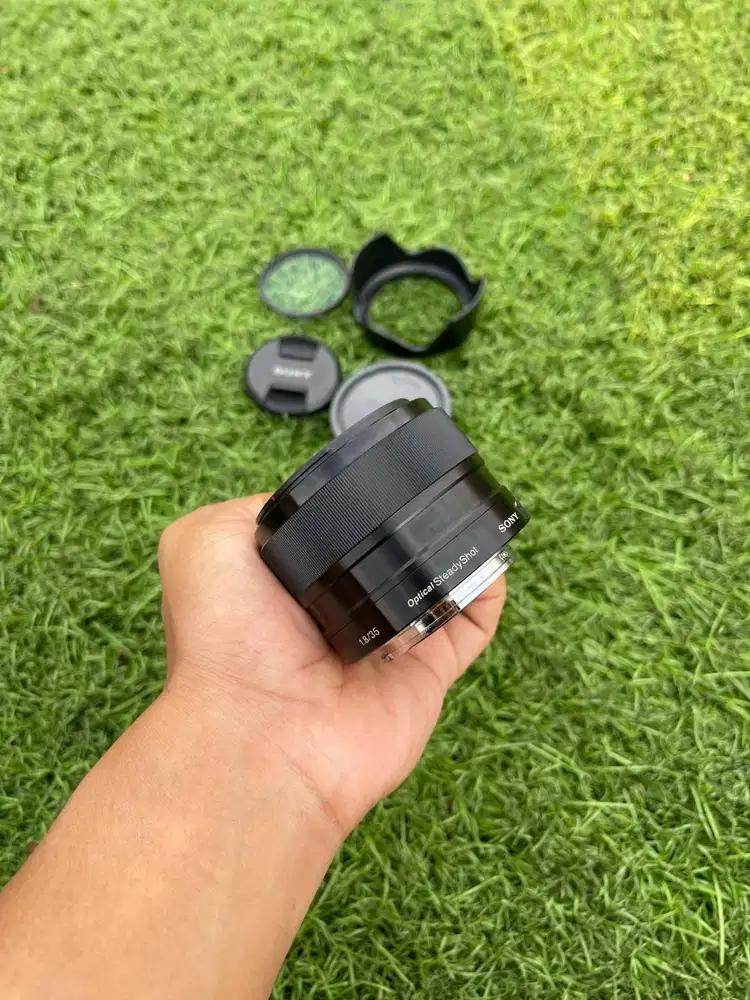Lensa fix Sony e 35mm f1.8 oss no dus box