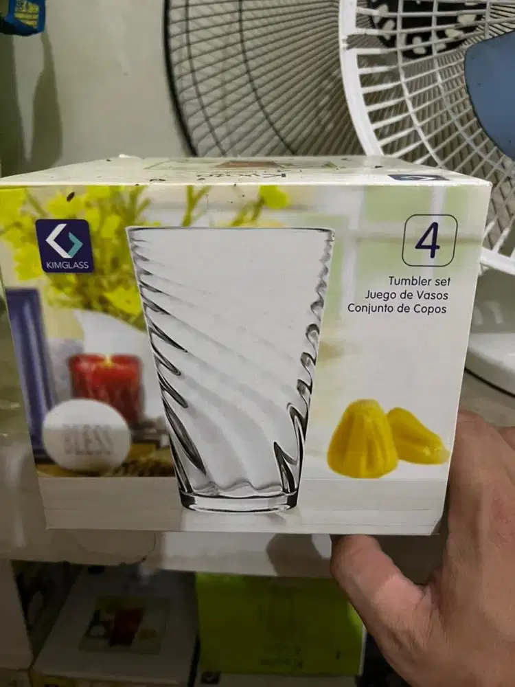 Gelas Ulir Kyoto 12 pcs