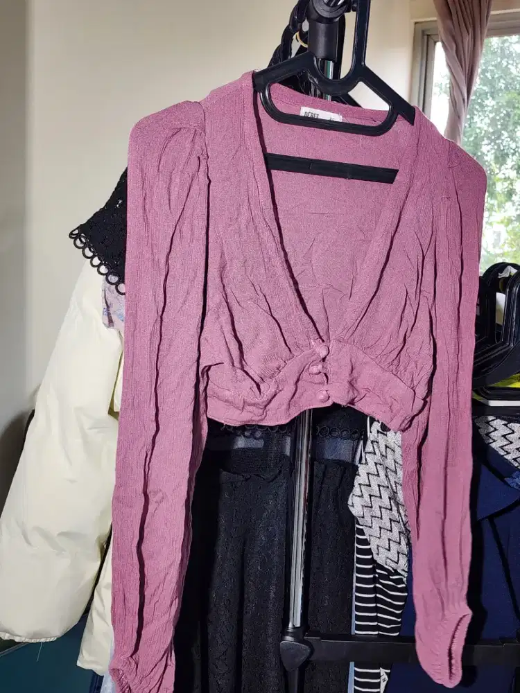 Crop Top Blouse - Size XS