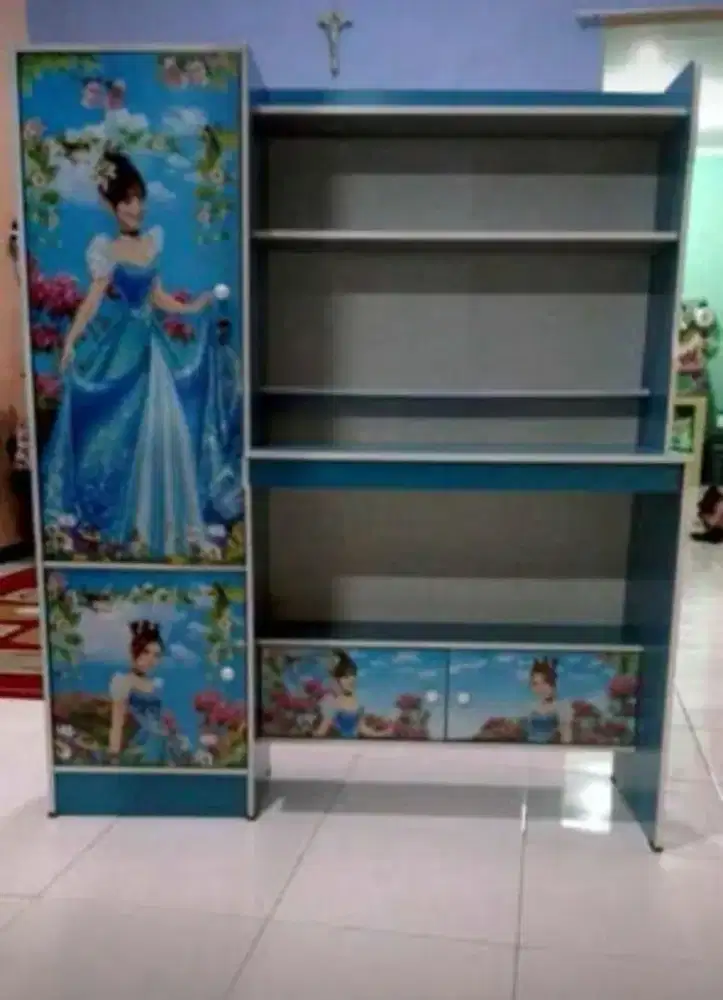 Meja Belajar MBB 822 TMR Biru