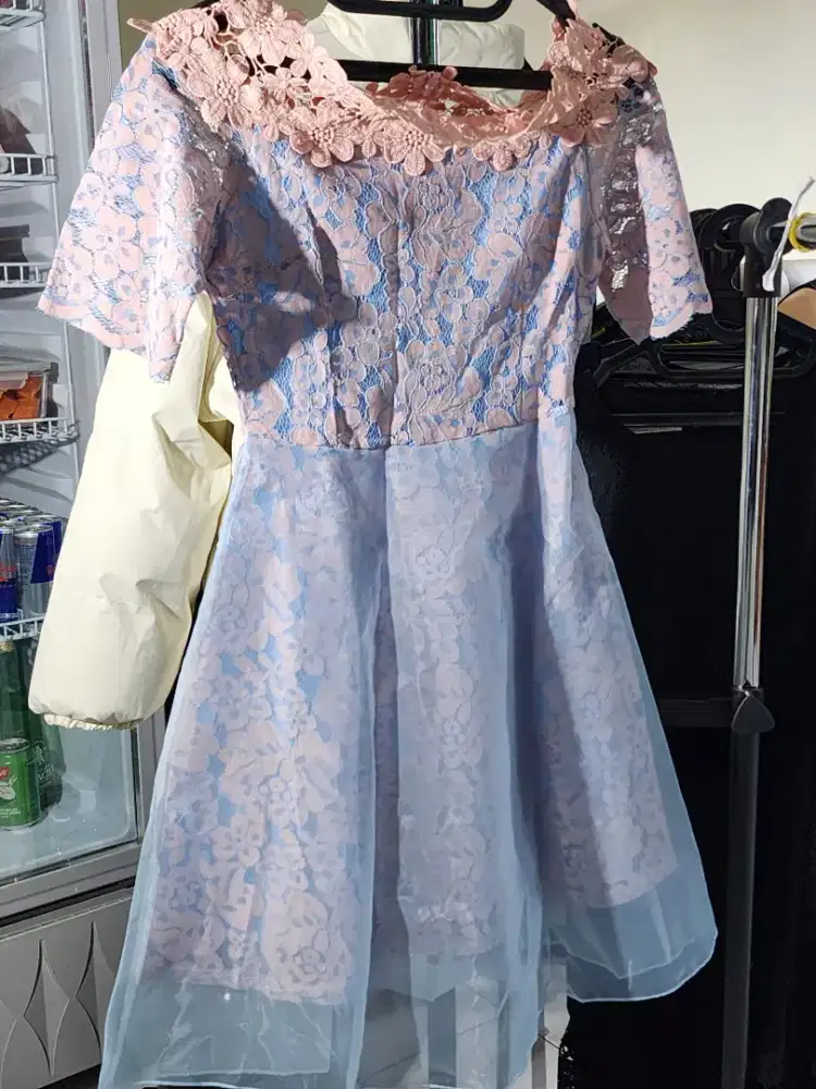 Dress korean Ponk - Size M