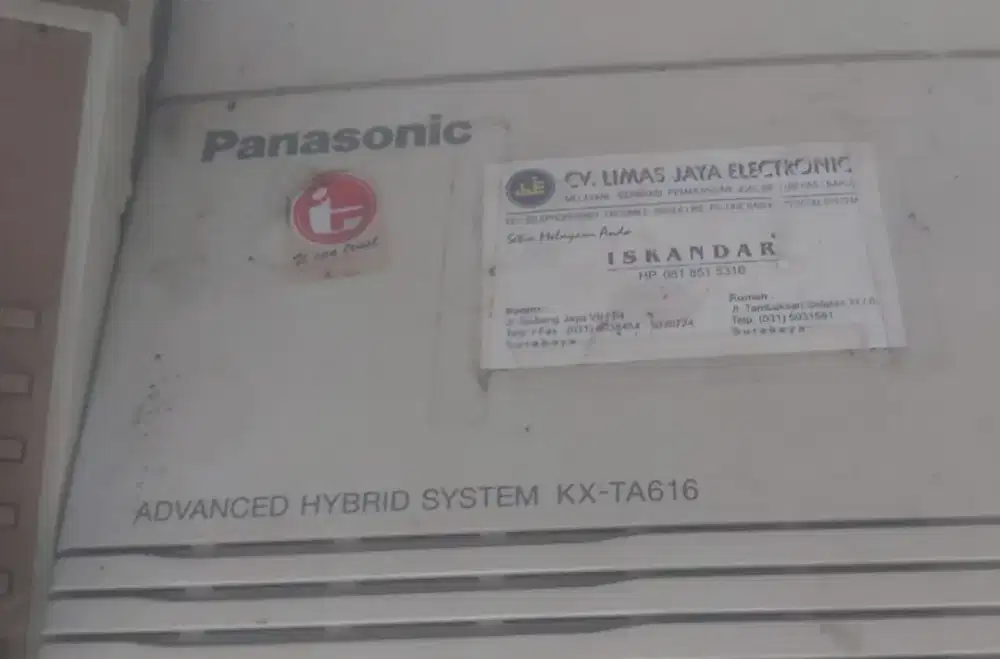 Jual pabx panasonic original