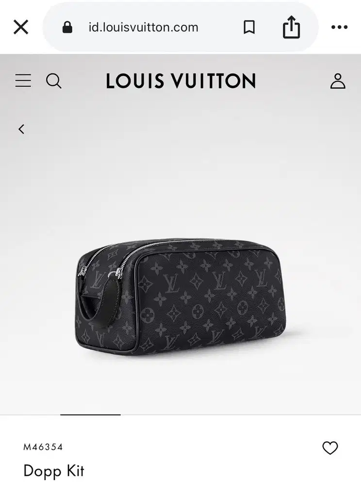 Louis Vuitton Dopp Kit Monogram Eclipse